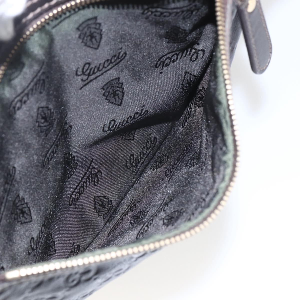 Gucci Front Zip Messenger Guccissima Leather