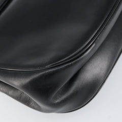 Christian Dior Vintage Chain Flap Shoulder Bag Leather