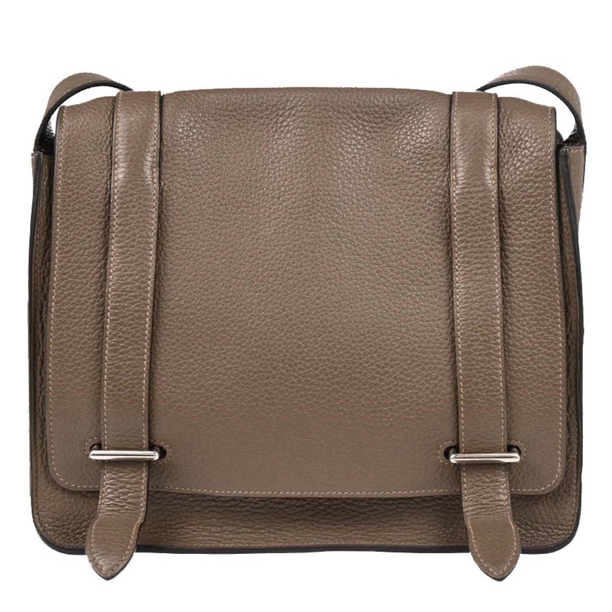 Hermes Steve Caporal Bag Clemence
