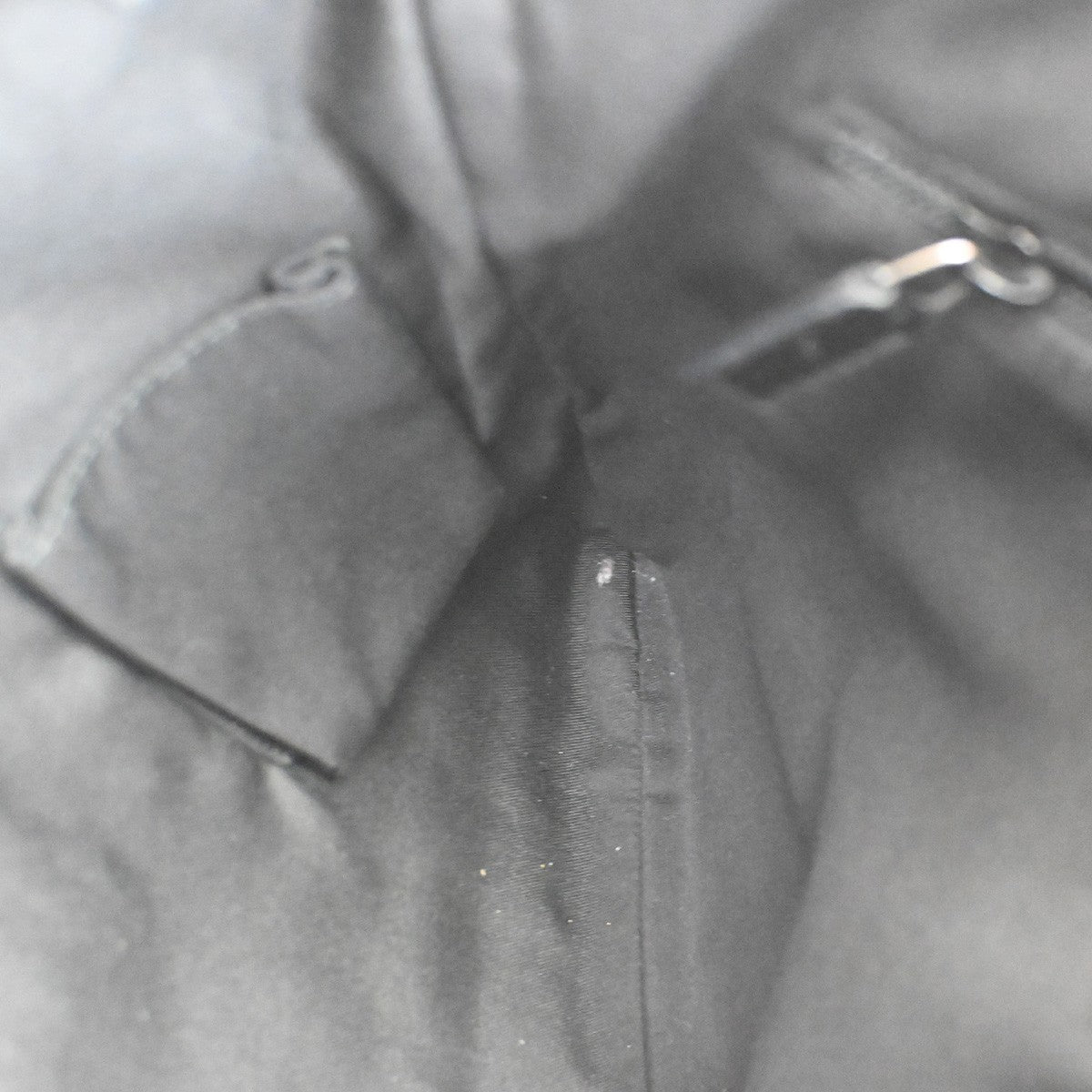 Gucci Zip Messenger Bag GG Canvas with Perforated Leather