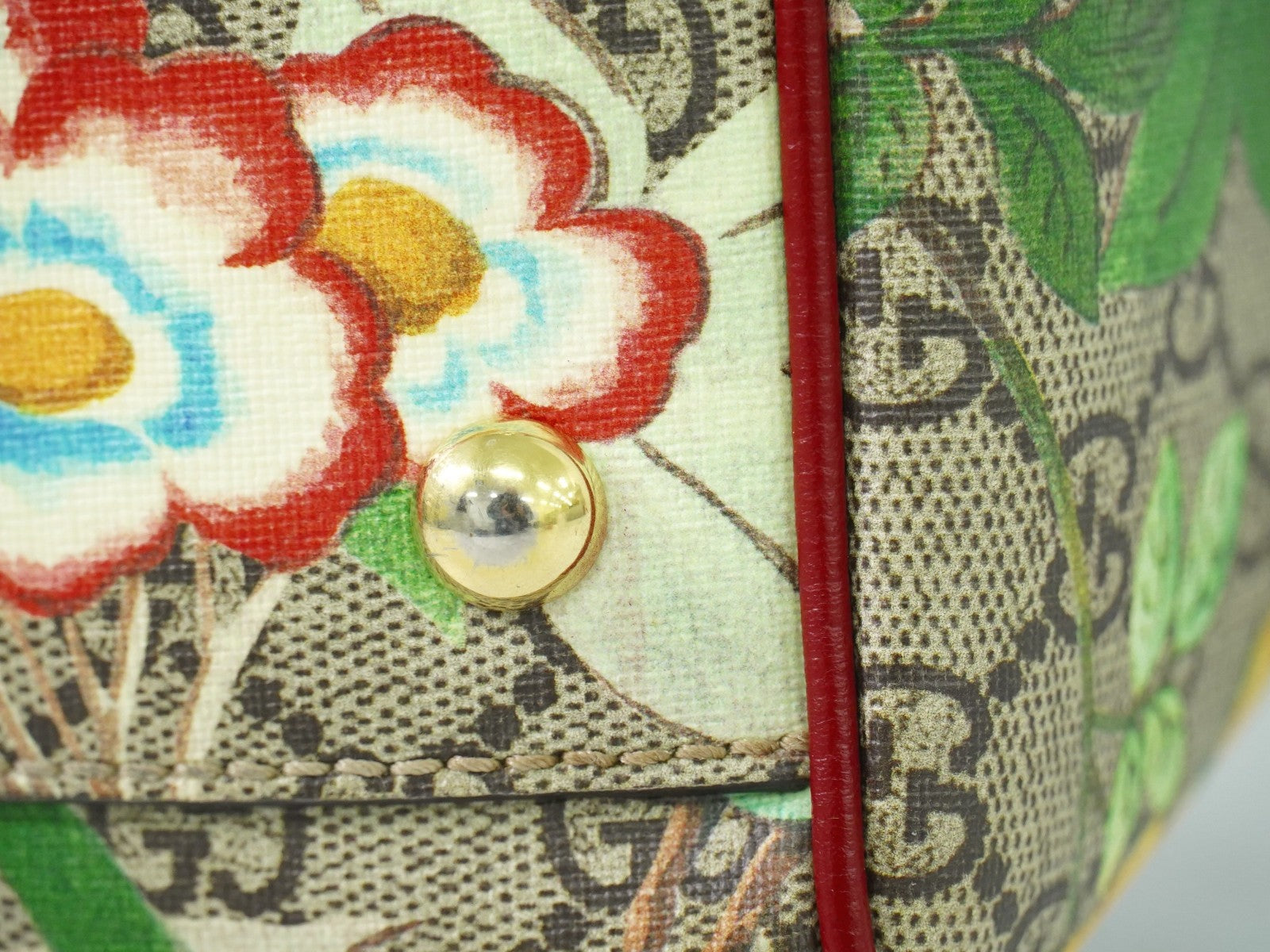 Gucci Convertible Boston Bag Tian Print GG Coated Canvas