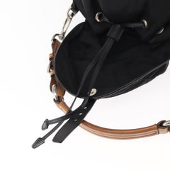 Prada Double Pocket Shoulder Bag Tessuto