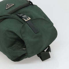 Prada Front Pocket Buckle Backpack Nylon
