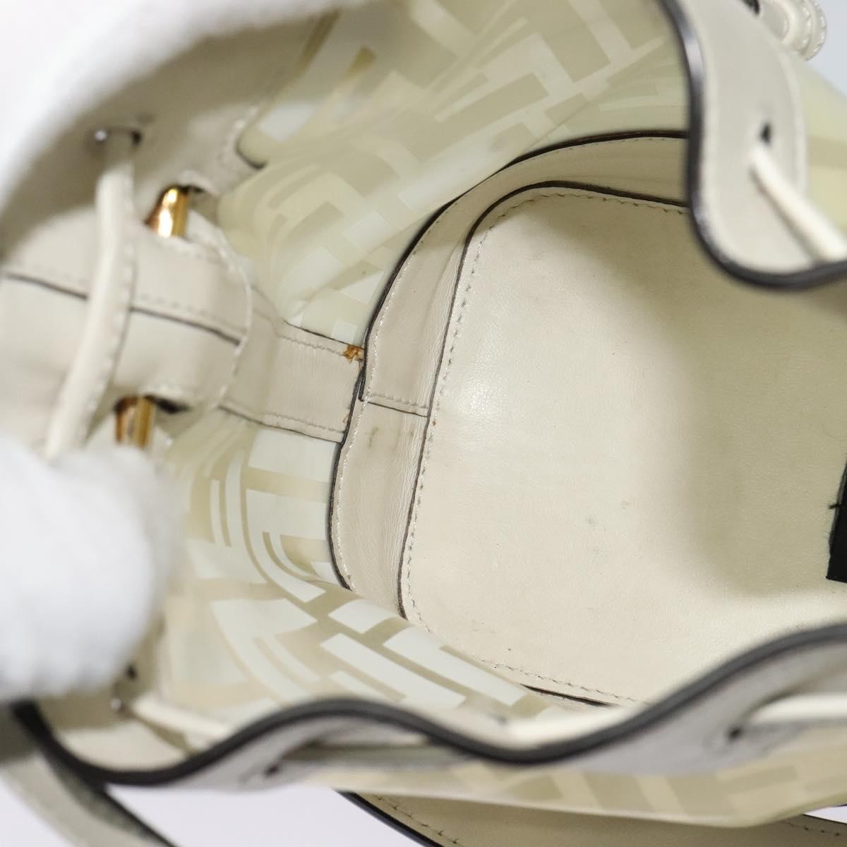 Fendi FF Logo Mon Tresor Bucket Bag Canvas