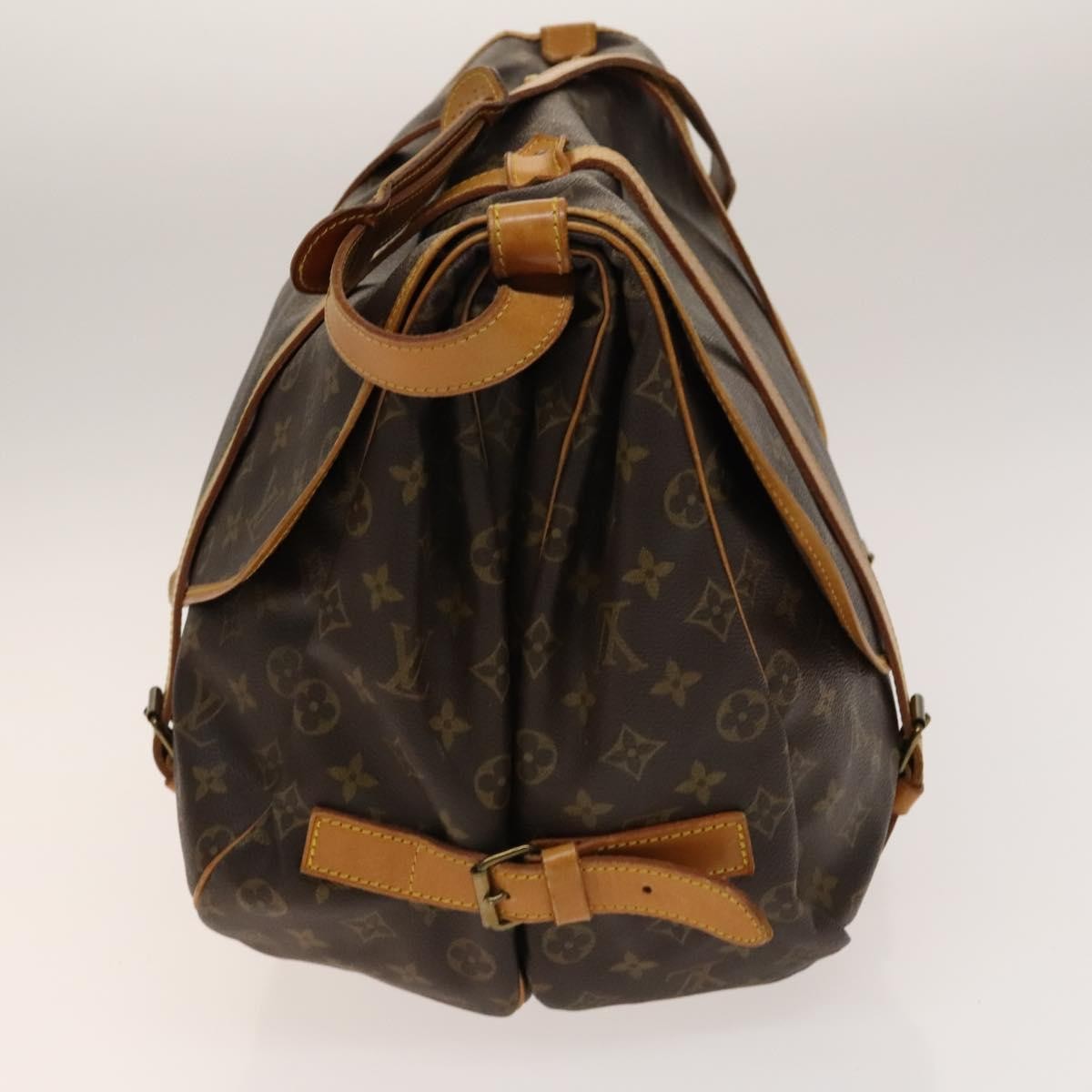 Louis Vuitton Saumur Handbag Monogram Canvas