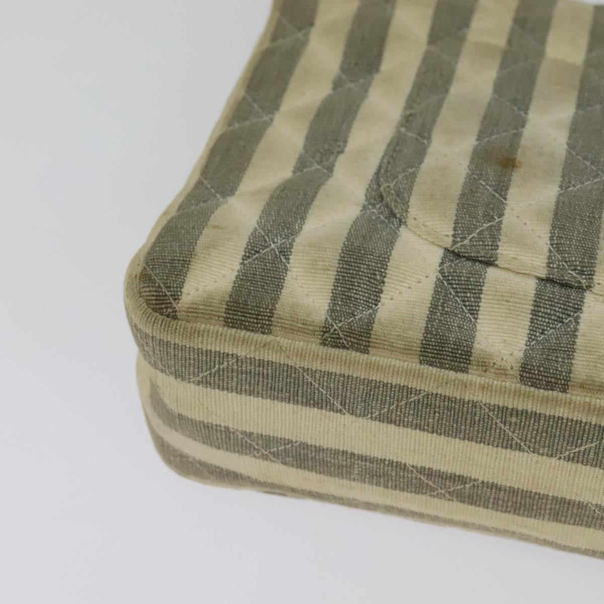 Chanel Vintage Classic Double Flap Bag Quilted Denim