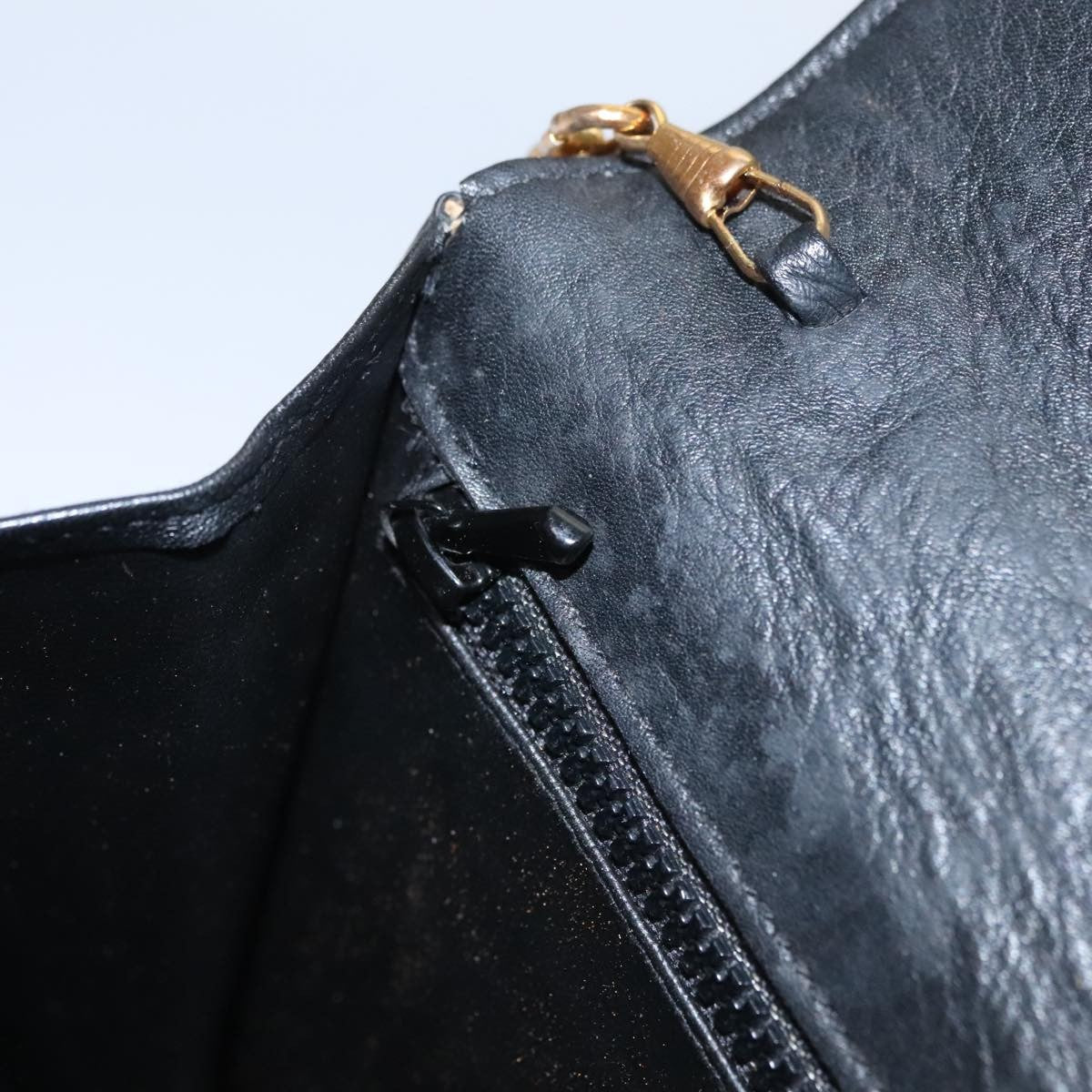 Celine Chain Shoulder Bag Leather