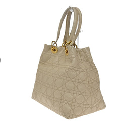 Christian Dior Lady Cannage Tote Leather