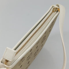 MCM Visetos Handbag Canvas and Leather