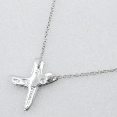 Tiffany & Co. Paloma Picasso Graffiti X Pendant Necklace Silver