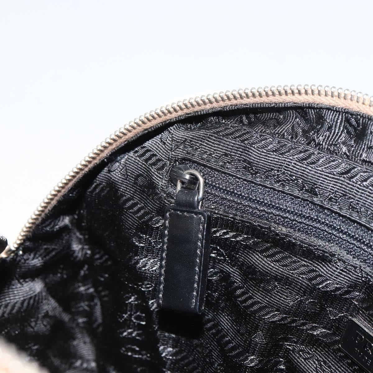 Prada Bowler Bag Canvas with Leather