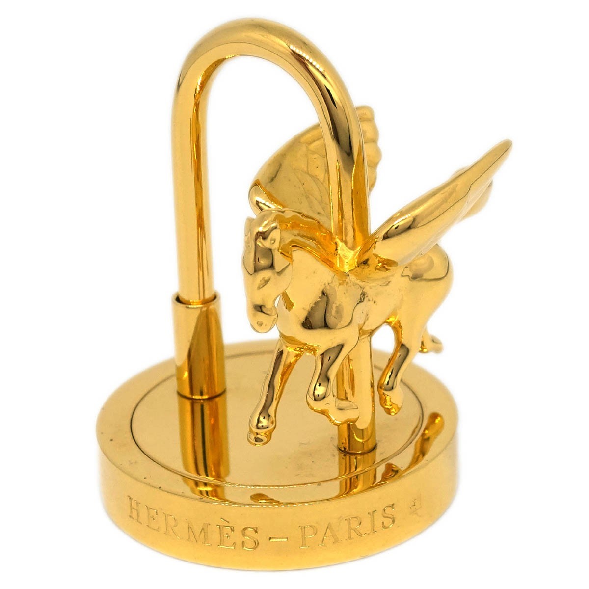 Hermes Pegasus Cadena Lock Charm Metal
