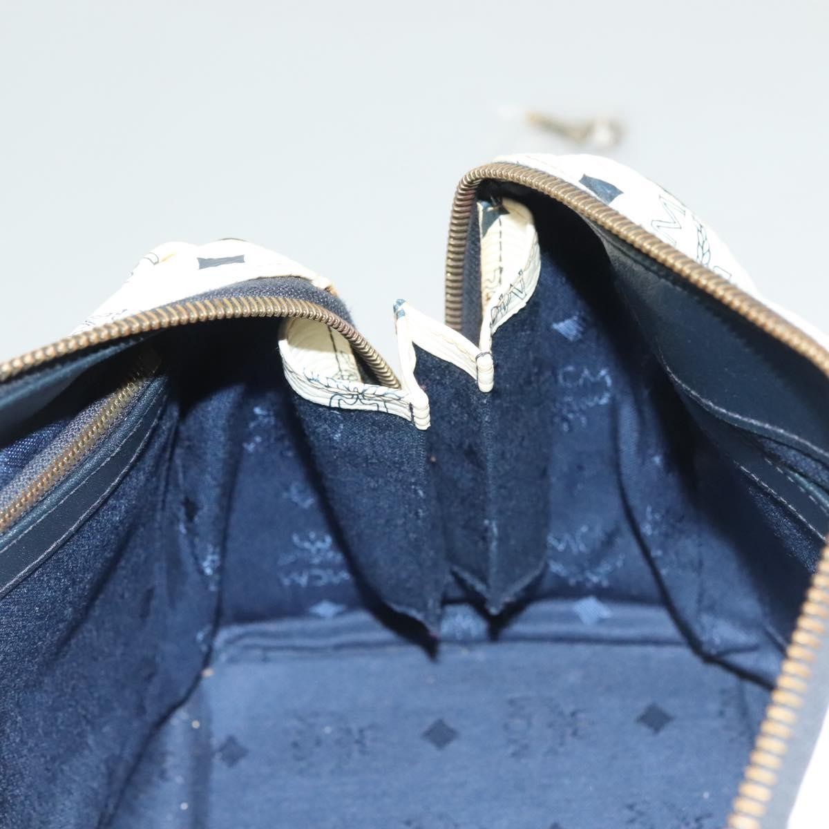 MCM Visetos Handbag Canvas and Leather