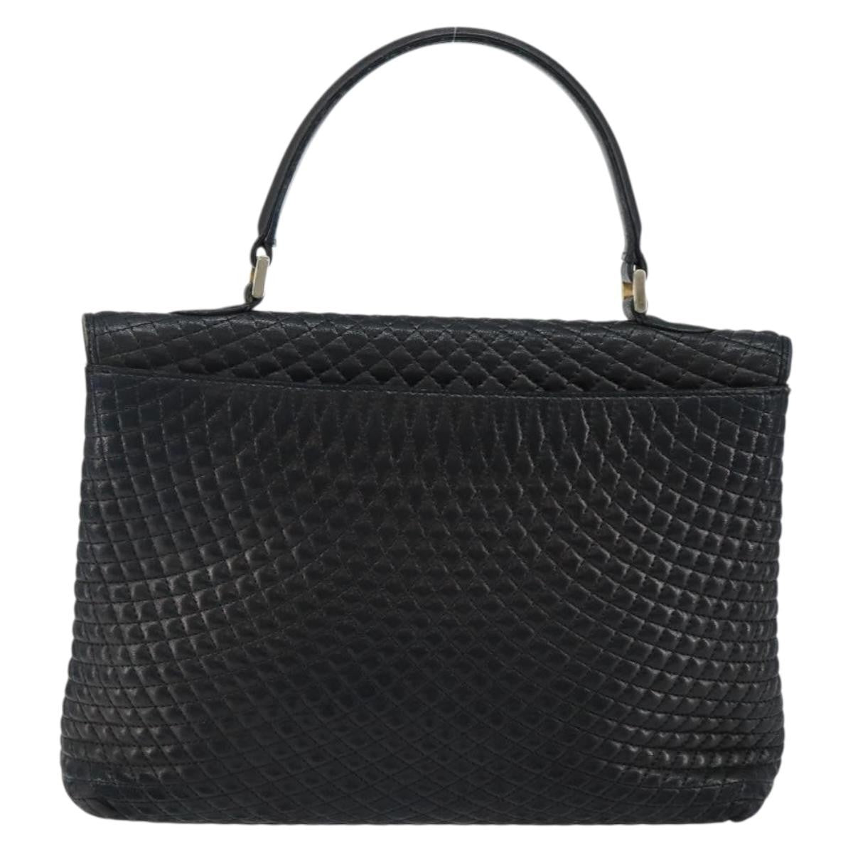 Bally Vintage Handbag Quilted Leather