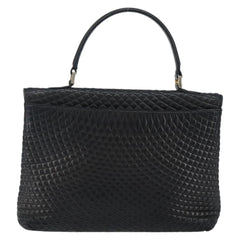 Bally Vintage Handbag Quilted Leather