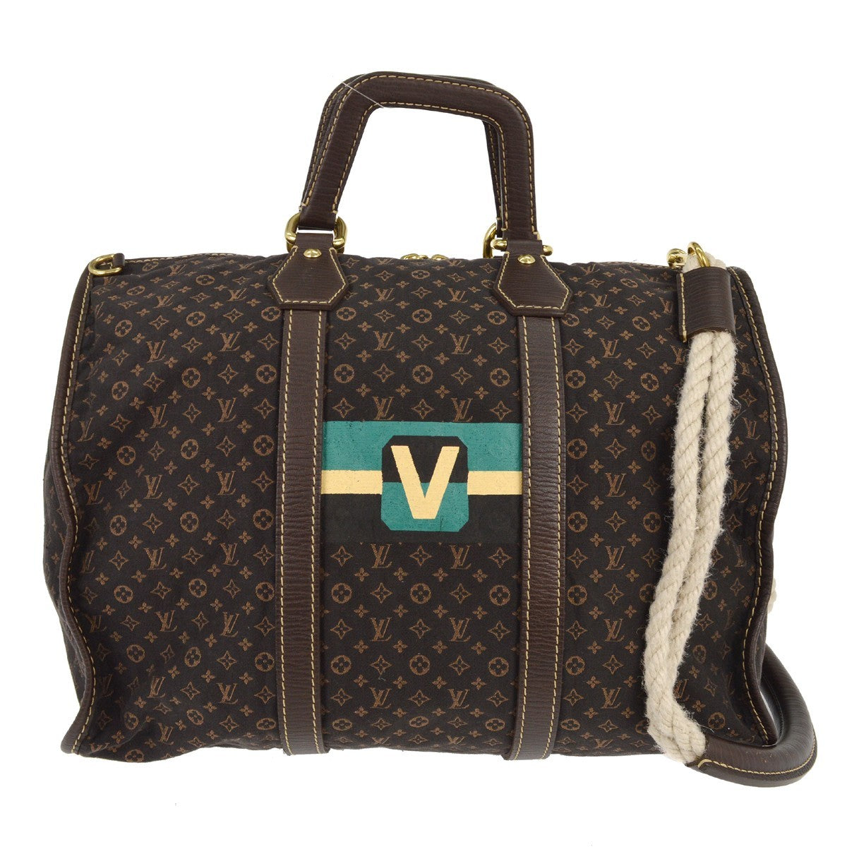 Louis Vuitton Keepall Bag Limited Edition Initiales Mini Lin