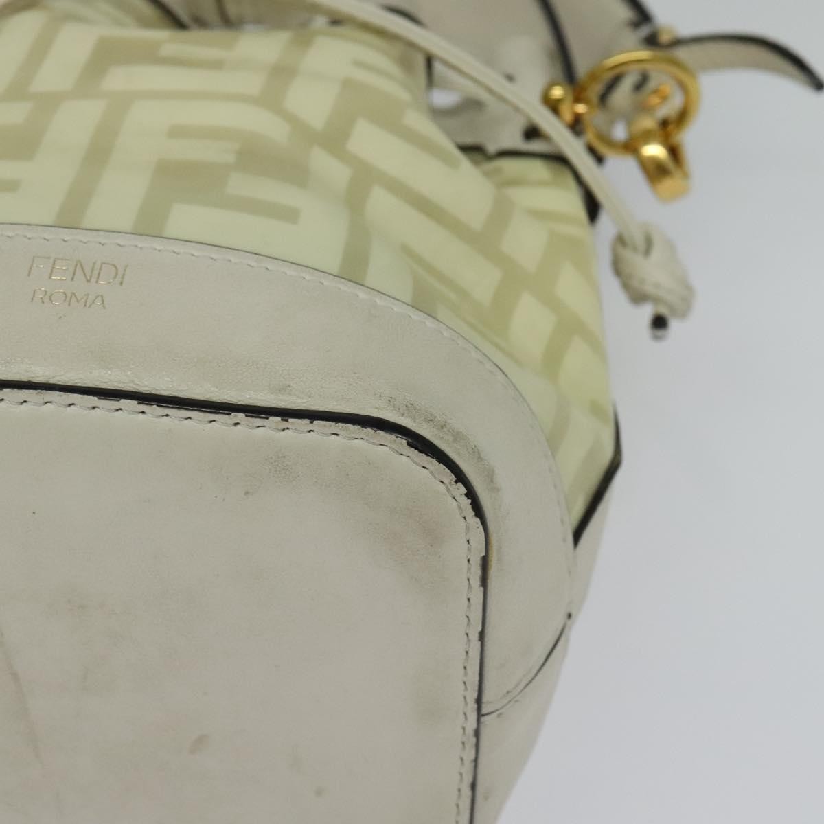 Fendi FF Logo Mon Tresor Bucket Bag Canvas