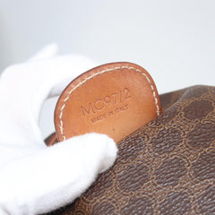 Celine Vintage Macadam Boston bag Canvas