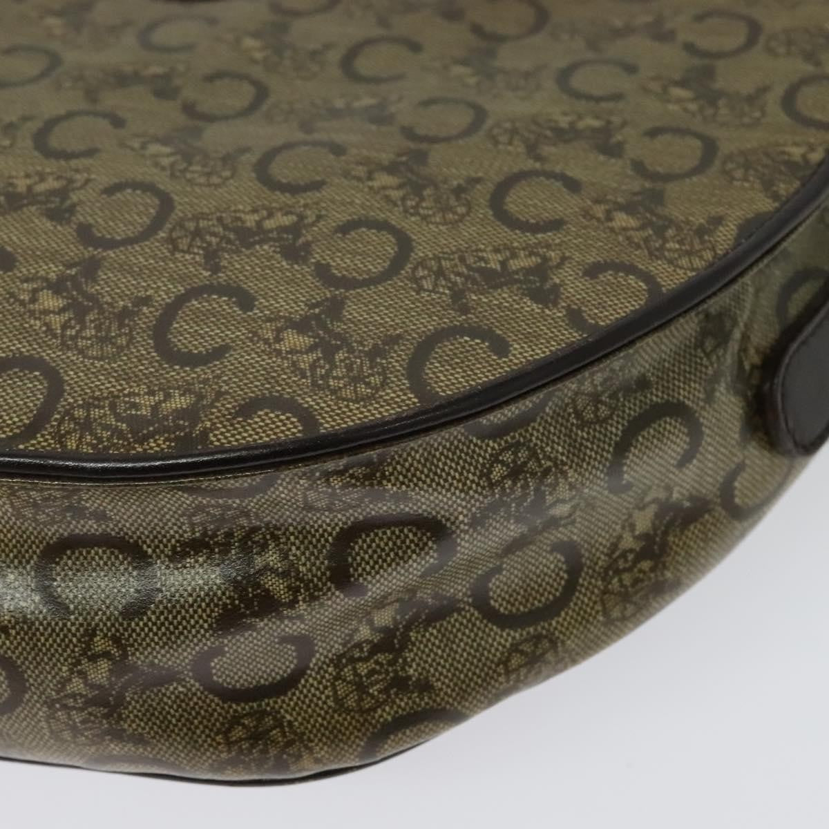 Celine C Sulky Shoulder bag Canvas and Leather