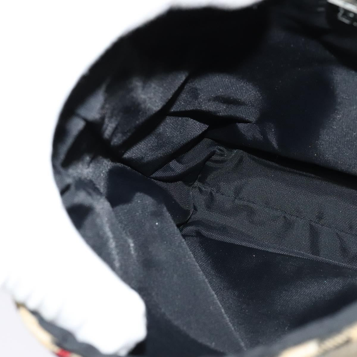 Burberry Flap Shoulder Bag Nova Check Coated Canvas