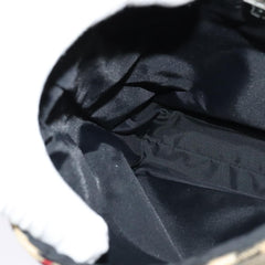 Burberry Flap Shoulder Bag Nova Check Coated Canvas