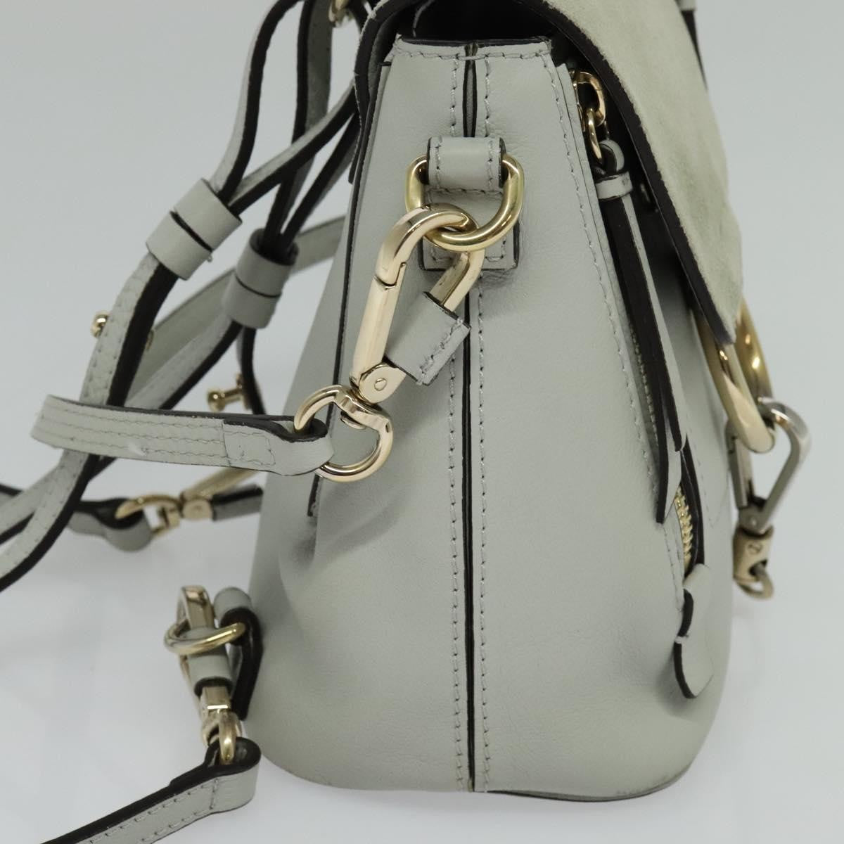 Chloe Faye Backpack Leather and Suede