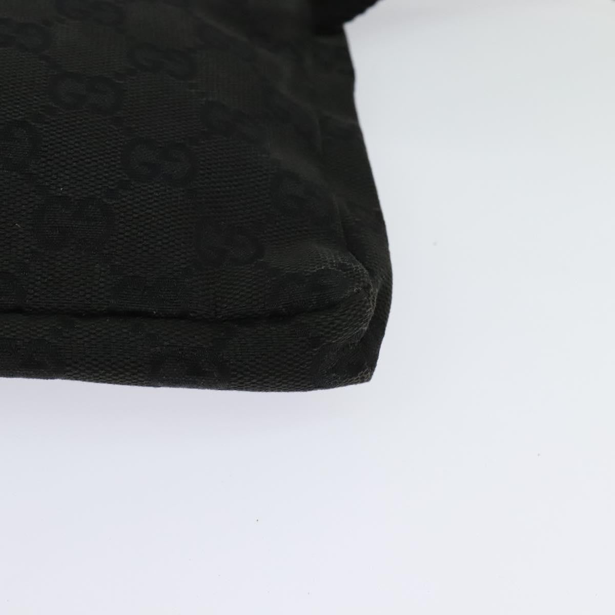 Gucci Vintage Double Belt Bag GG Canvas with Leather