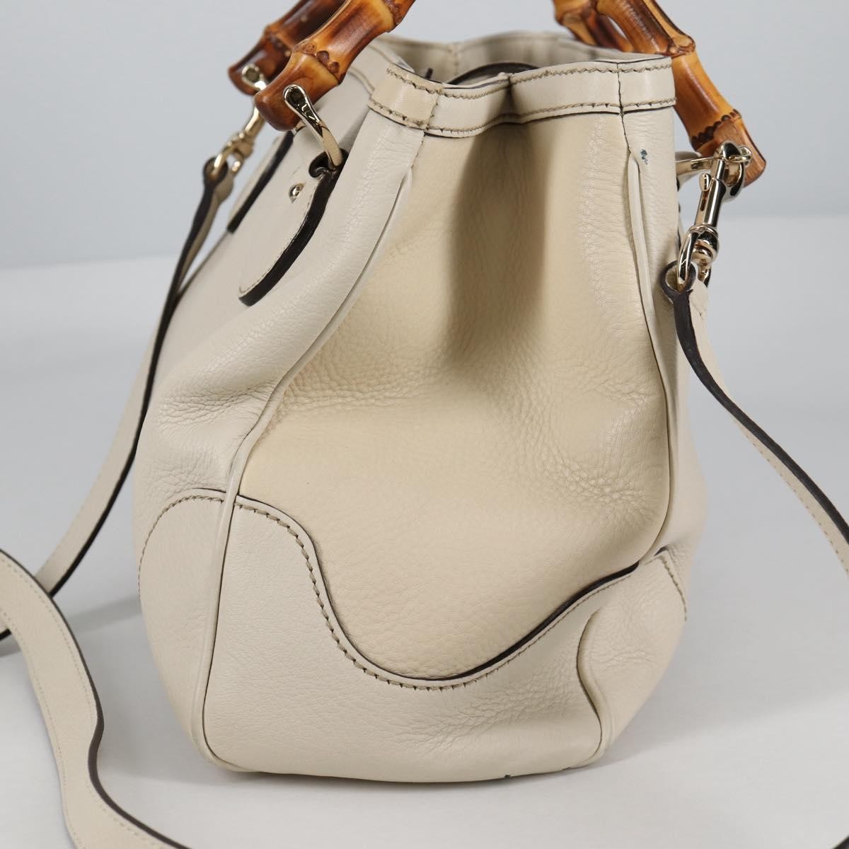 Gucci Diana Bamboo Top Handle Tote Leather
