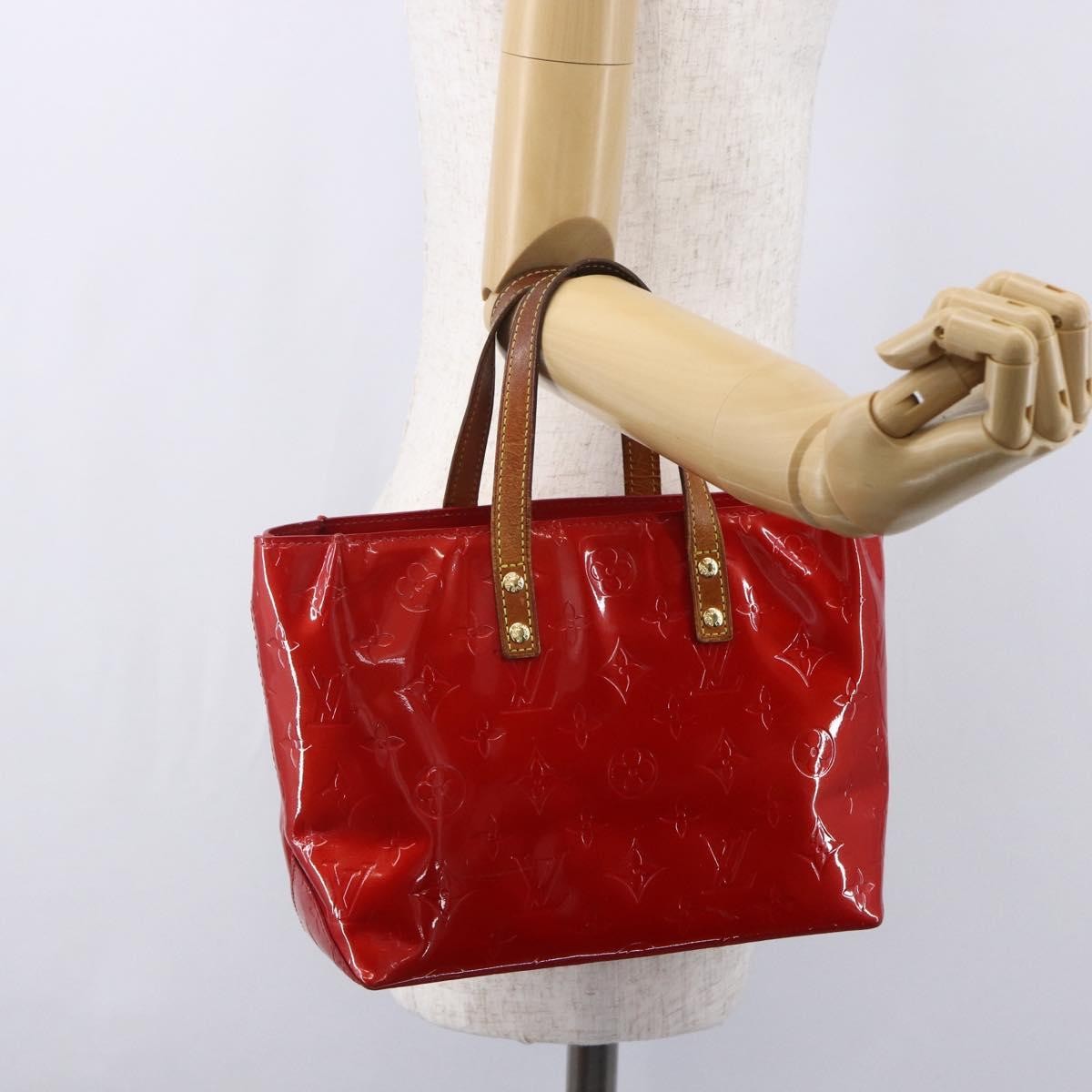 Louis Vuitton Reade Handbag Monogram Vernis