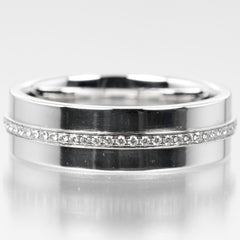 Tiffany & Co. Tiffany T Ring 18K White Gold and Diamonds