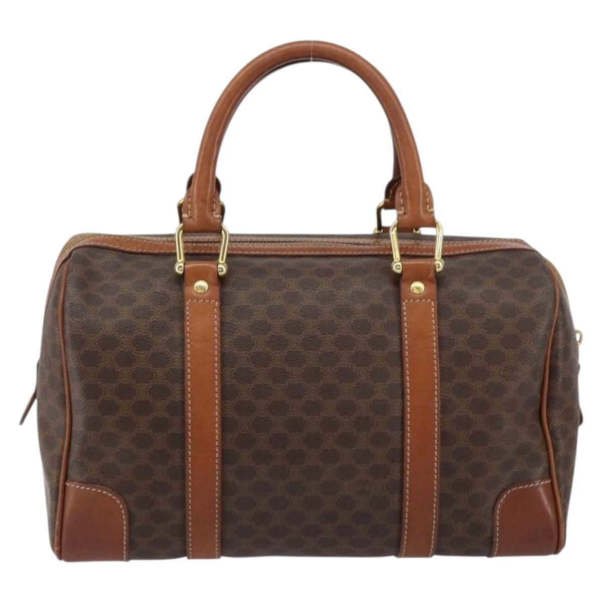 Celine Vintage Macadam Boston bag Canvas