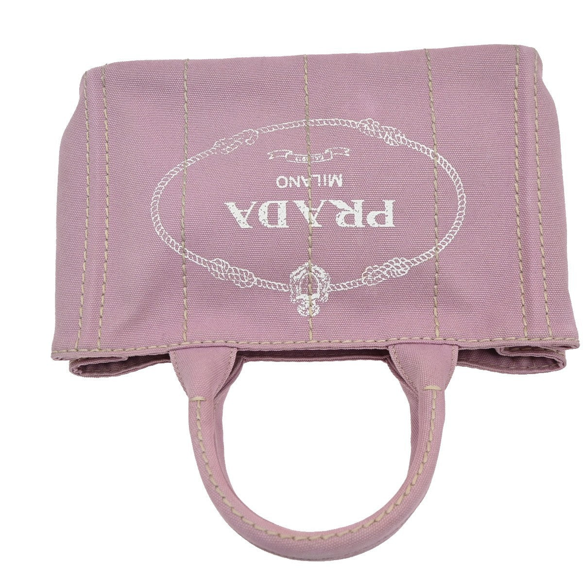 Prada Canapa Open Tote Canvas