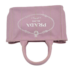 Prada Canapa Open Tote Canvas