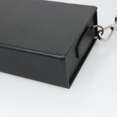 Fendi Logo Horizontal Box Crossbody Bag Leather