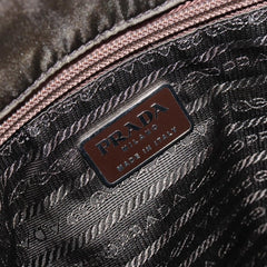 Prada Vintage Zip Tote Tessuto