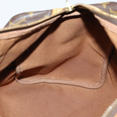 Louis Vuitton Sac Souple Handbag Monogram Canvas