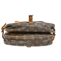 Louis Vuitton Saumur Handbag Monogram Canvas
