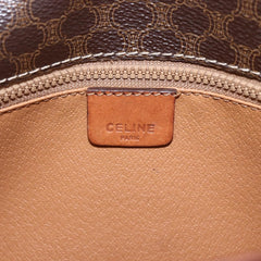 Celine Vintage Macadam Shoulder Bag Canvas