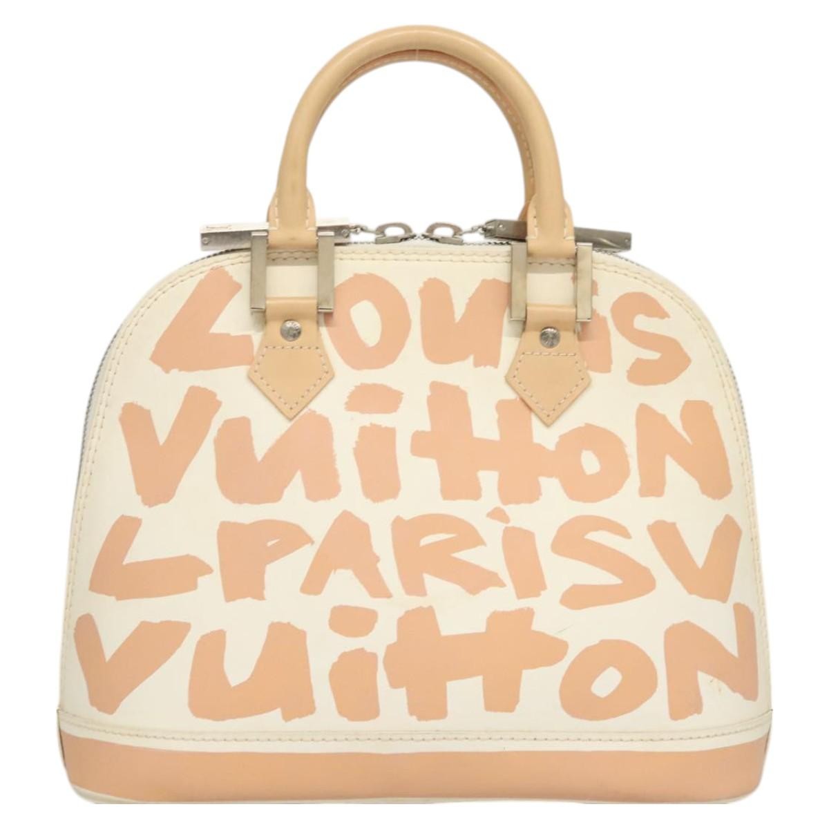 Louis Vuitton Alma Handbag Limited Edition Graffiti Leather
