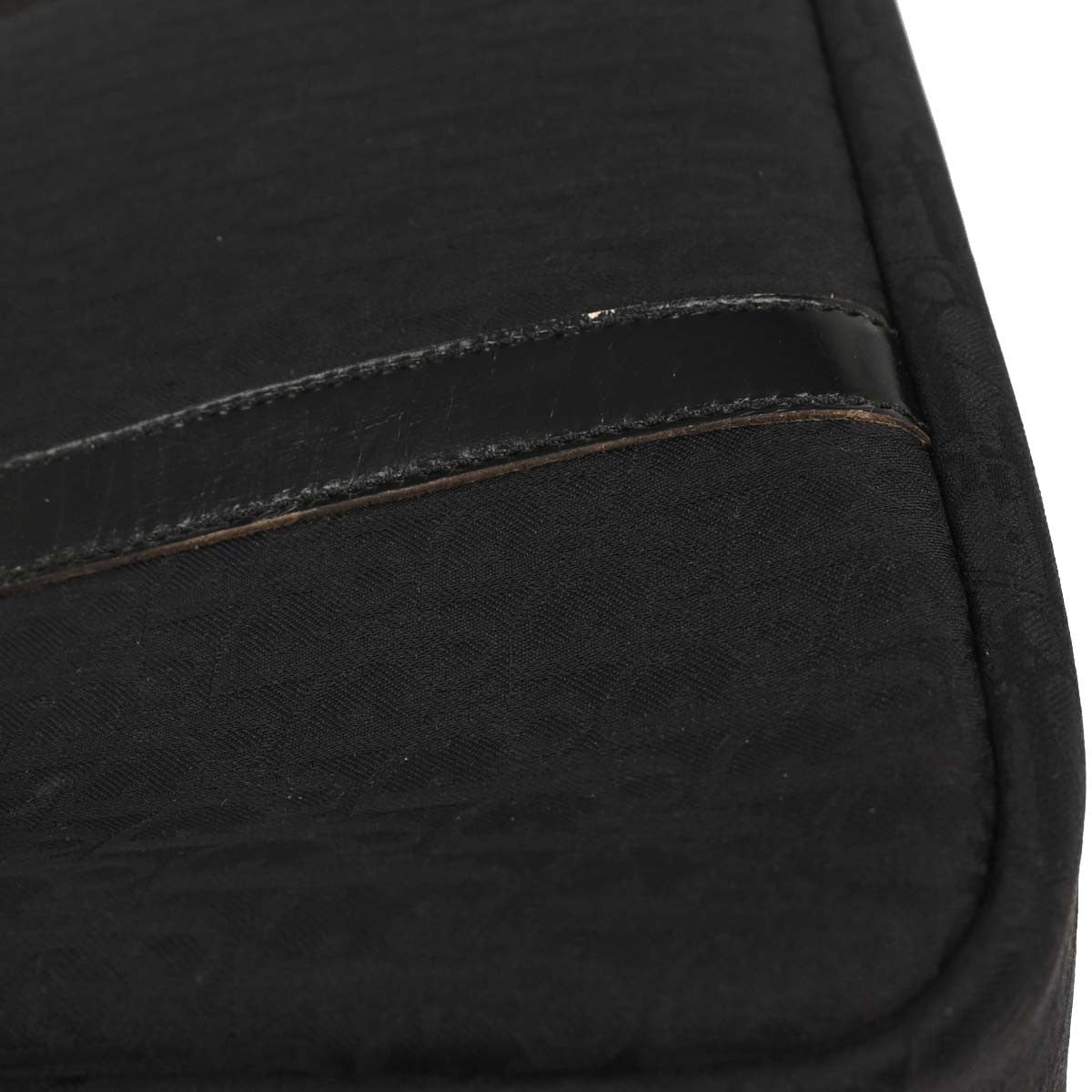 Christian Dior Vintage CD Trotter Handbag Canvas