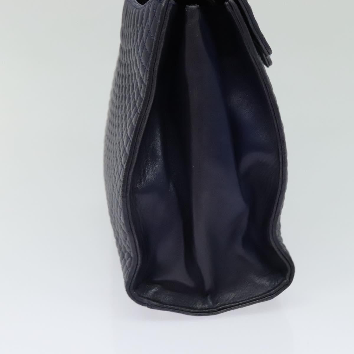 Bally Vintage Flap Handbag Quilted Leather