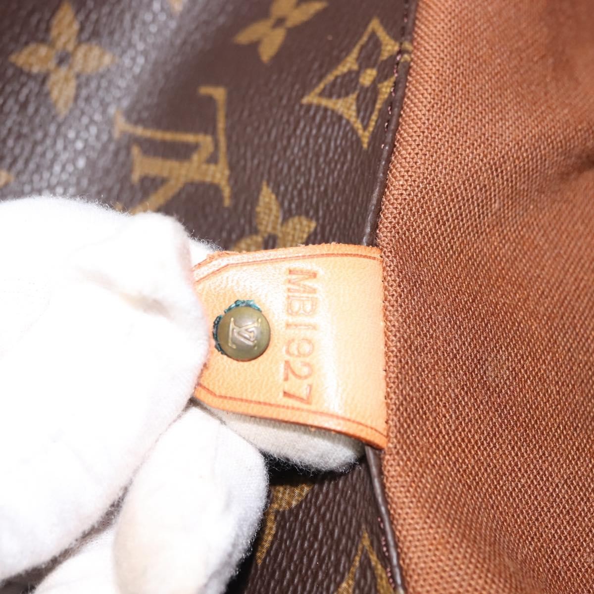Louis Vuitton Shopping Sac Handbag Monogram Canvas