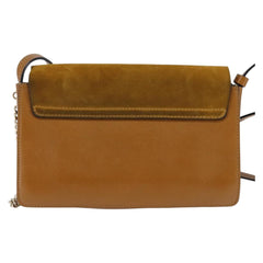Chloe Faye Shoulder Bag Leather and Suede