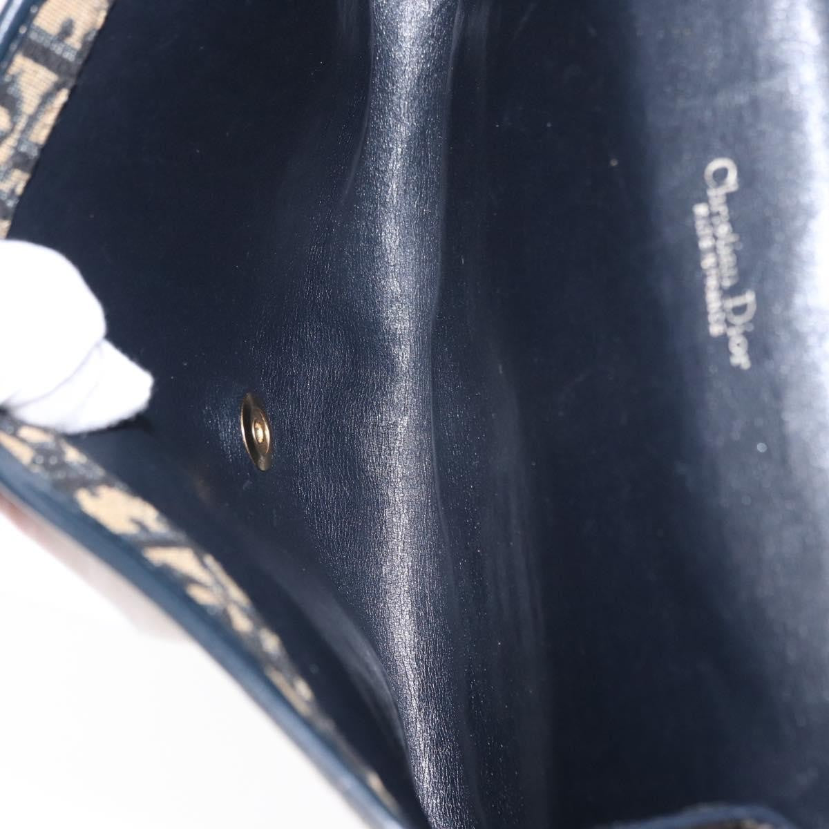 Christian Dior Vintage Trotter Shoulder Bag Canvas