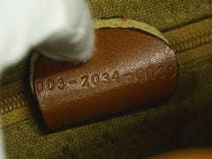 Gucci Vintage Bamboo Backpack Leather