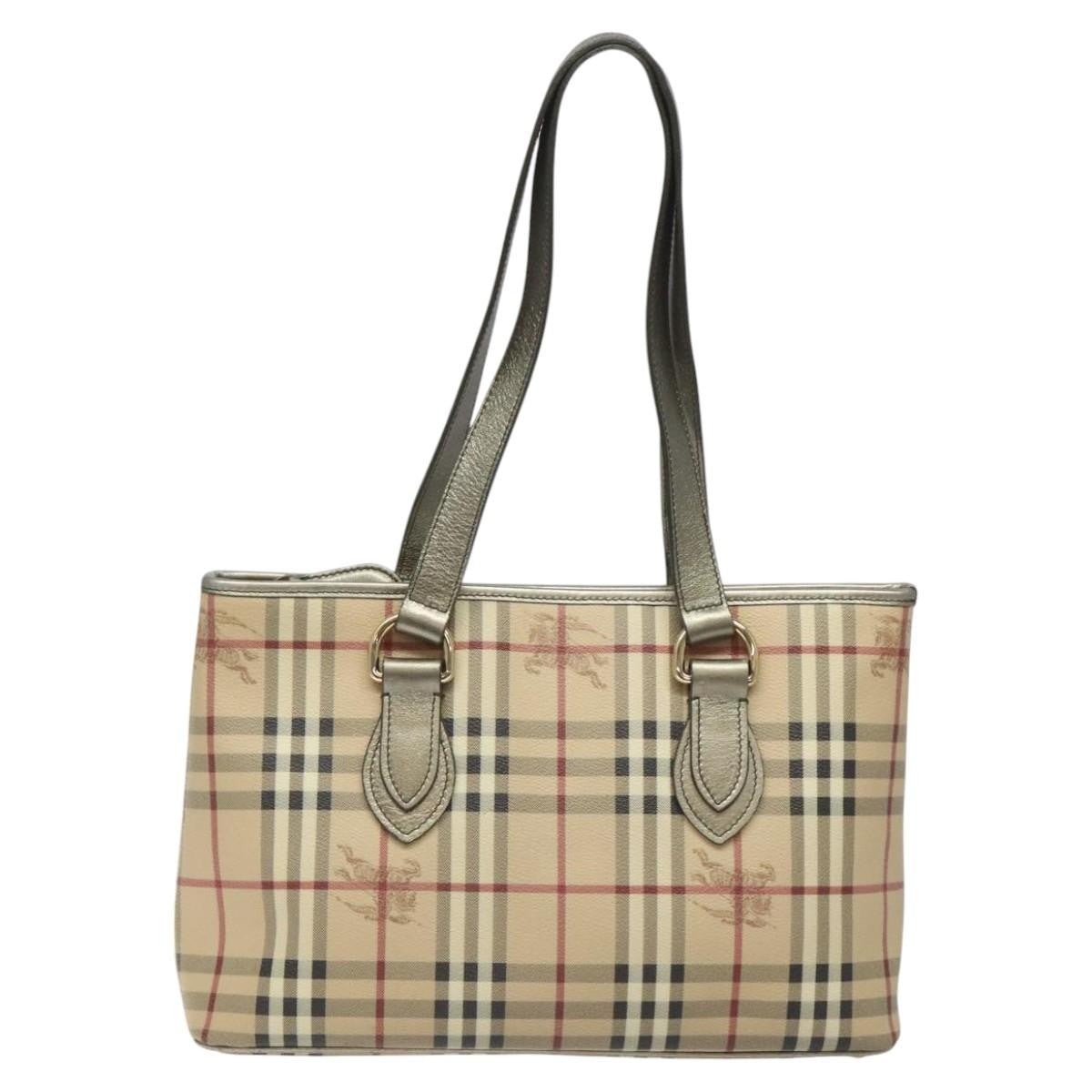 Burberry Regent Tote Haymarket Coated Canvas