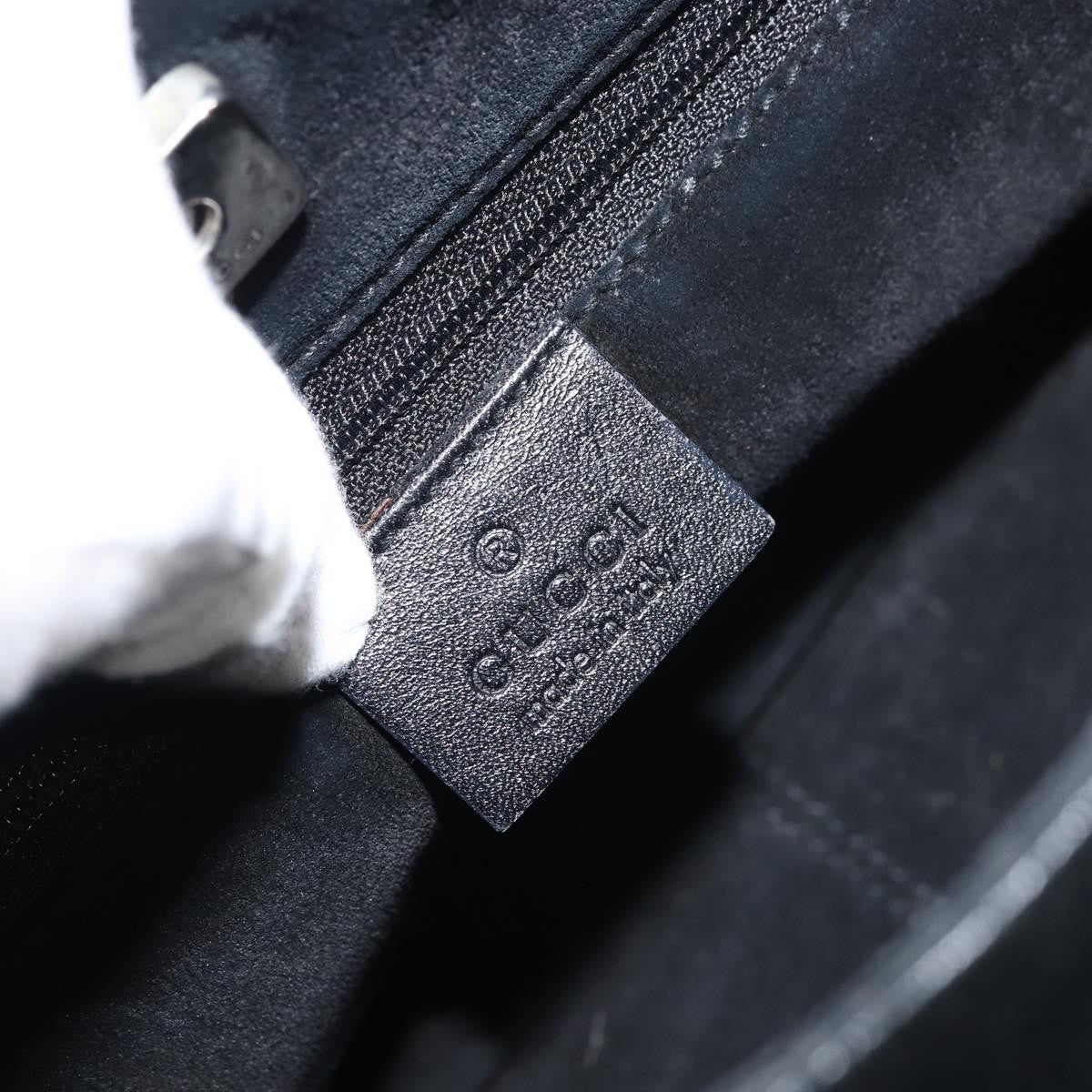 Gucci Vintage Bamboo Handle Bag Suede