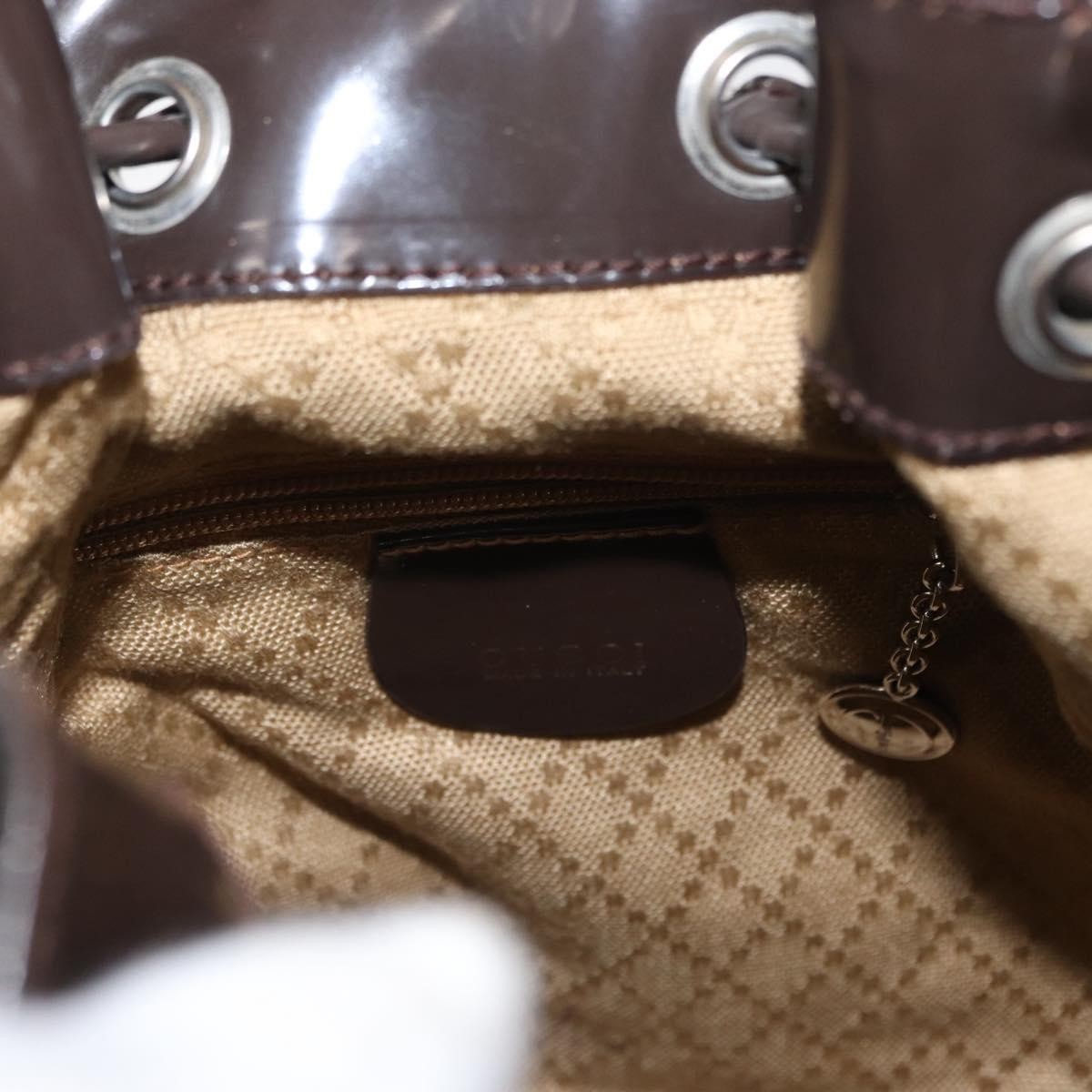 Gucci Vintage Bamboo Sling Backpack Nylon