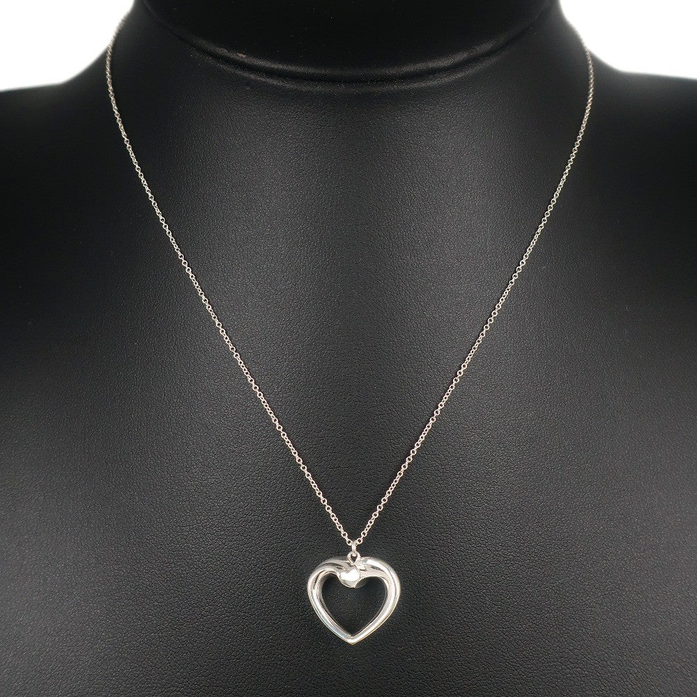 Tiffany & Co. Paloma Picasso Tenderness Heart Pendant Necklace Sterling Silver