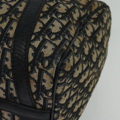 Christian Dior Vintage Trotter Boston Bag Diorissimo Canvas